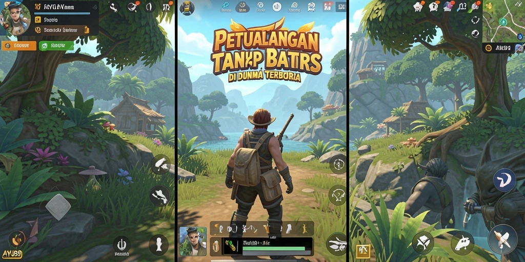 Tampilan gameplay AYU89 yang menakjubkan di dunia terbuka.
