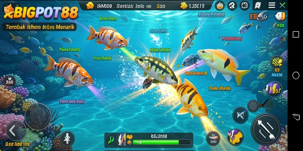 Tampilan gameplay menarik dalam BIGPOT88.