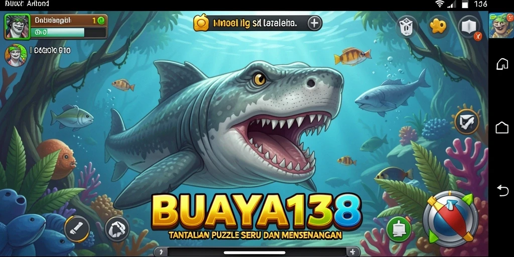 Screenshot menunjukkan gameplay seru dengan tantangan puzzle yang menarik.