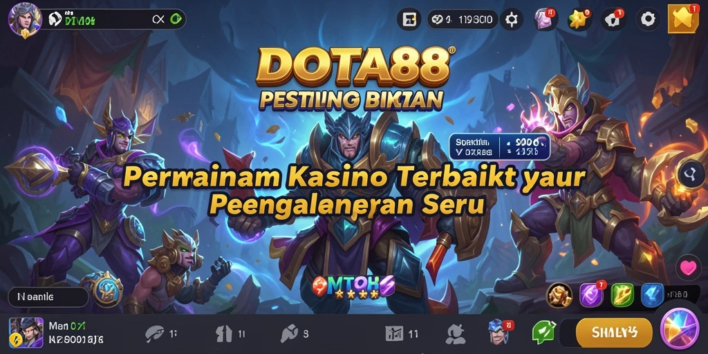 Screenshot DOTA88 menampilkan pengalaman bermain Kasino yang menegangkan.