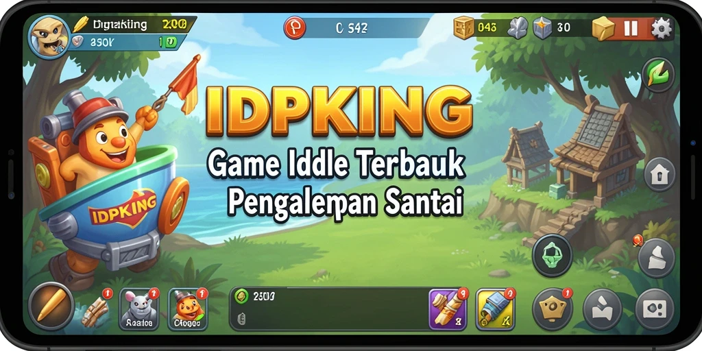 Tampilan gameplay menawan dari IDPKING dengan karakter yang beragam.