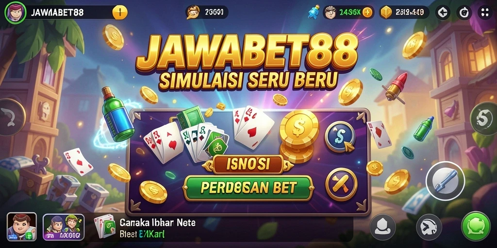Tampilan gameplay seru dari JAWABET88 dalam simulasi taruhan.
