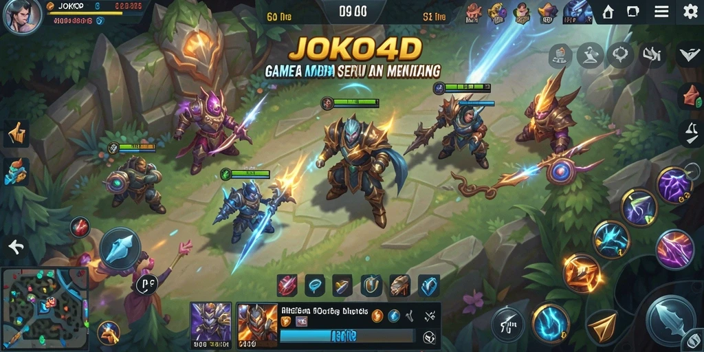 Gameplay seru dengan karakter unik dan pertarungan tim.