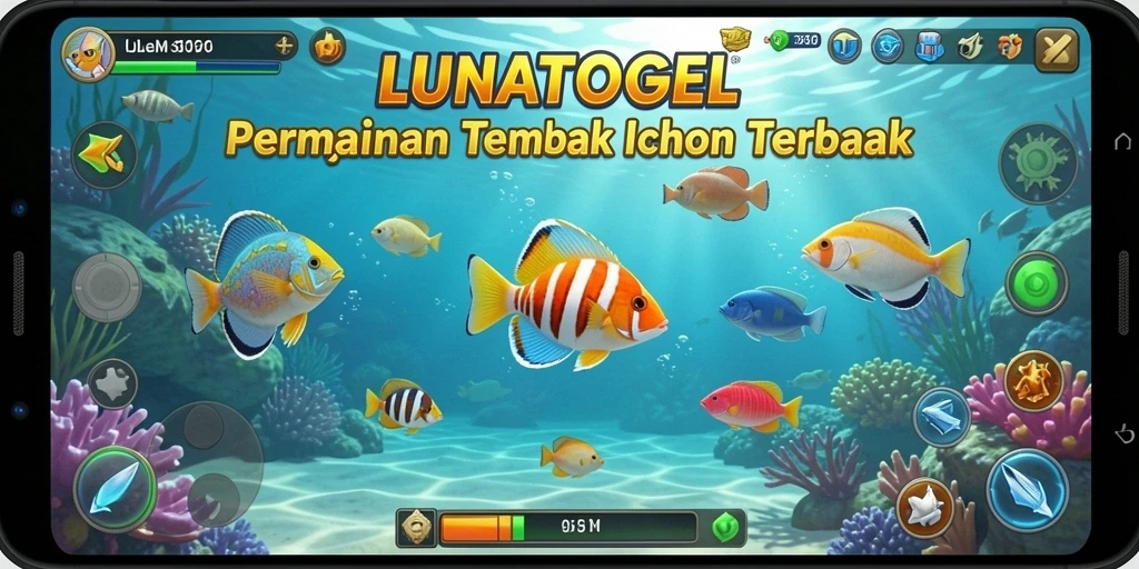 Screeshot gameplay seru dari permainan Tembak Ikan LUNATOGEL.