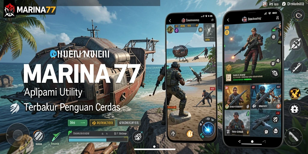 Tampilan screenshot utama MARINA77 yang menunjukkan fungsionalitas utility.