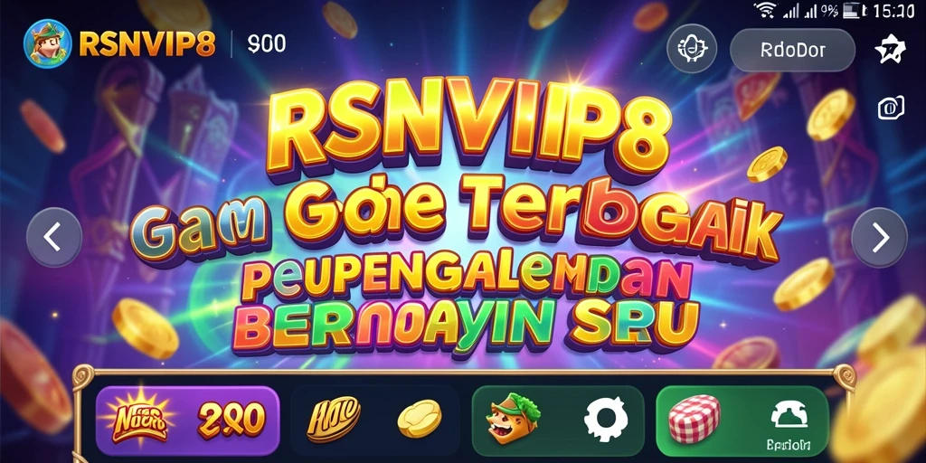 Tampilan gameplay menakjubkan dari RSNVIP8 dengan berbagai tema slot.