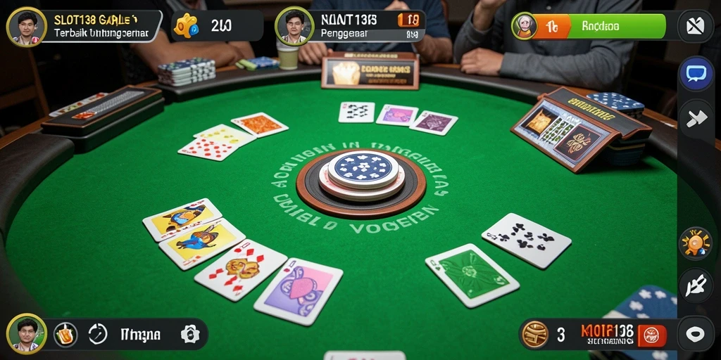 Tampilan menarik dari SLOT138 dalam permainan Gaple yang seru.