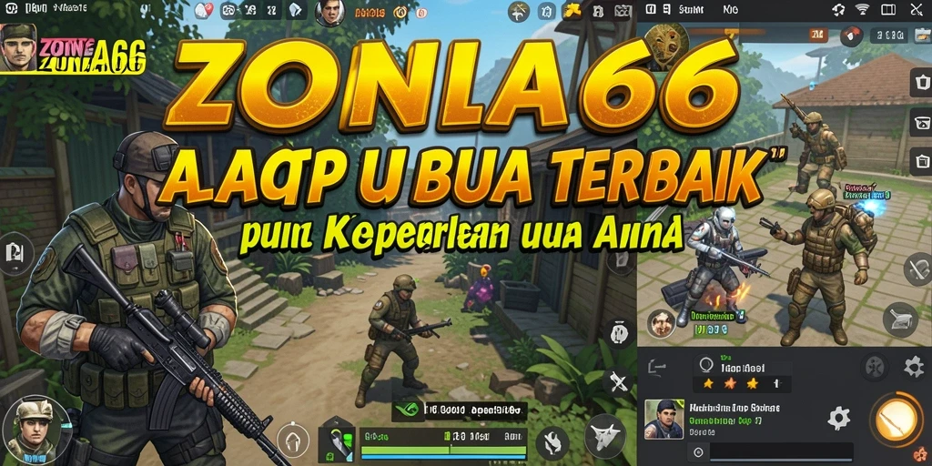 Tampilan antarmuka ZONA66 yang sederhana dan efektif.